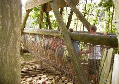 Teambuilding blote voetenpad